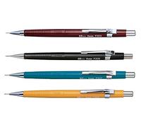Pentel P200 Series Auto Mechanical Pencil Set of 4-0.3/0.5/0.7/0.9mm