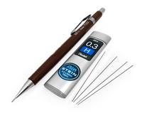 Pentel P203 Mechanical Pencil - 0.3mm + Ain Stein 0.3mm H Refill Leads