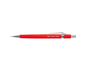 Pentel P205-F Pencil, Red Barrel