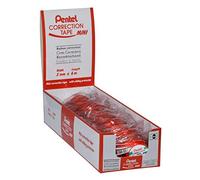 Pentel Pack of 12 ztn25bw Mini Sideways Application Correction Tape 5 mm x 6 m