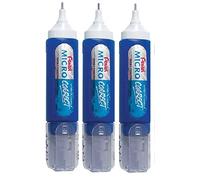 Pentel Pen (ZL31) Micro Correct Correction Pen White Fluid Tipp Ex White Out Orginal Metal Tip - 12ml (Pack Of 3)