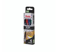 Pentel Perm Marker Fine AST PK4