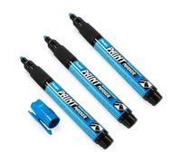 Pentel Permanent Cellulose Paint Marker Pens - MMP20 - Pack of 3 - Sky Blue