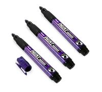 Pentel Permanent Cellulose Paint Marker Pens - MMP20 - Pack of 3 - Violet