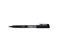 Pentel Permanent Marker Fine Black (Pack of 12) NMS50-A