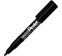 Pentel Permanent Marker Xylene/Toluene-free Bullet Tip 1.5mm Line Black Ref NN50-AO [Pack of 12]