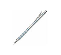 Pentel PG1017-C GraphGear1000 Mechanical Pencil 0.7mm Line Width, Stainless Steel Case with Hardness Indicator, Dual Grip Zone, Fully Retractable 4mm Lead Guide, Eraser (Z2-1N), Pack of 12