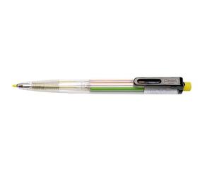 Pentel PH158ST1 Retractable Colouring Pencil, 8 Colourful Writing and Drawing Colours in One Pen, Transparent Casing, Refillable, 2.0mm Line, Pack of 1