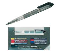 Pentel PH803ST Super Multi-8 Automatic Mechanical Pencil Set