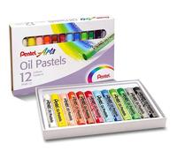 Pentel Arts Oil Pastels Assorted Colour Set (Pack of 12)