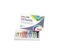 Pentel Arts Oil Pastels Assorted Colour Set (Pack of 12)