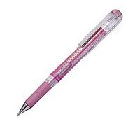 Pentel Pink Gel Pen 1.0mm Hybrid Gel Grip DX Metallic Pen- Medium