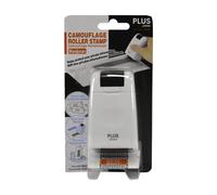 PLUS Japan, Guard-Your-ID Camouflage Roller Stamp in White, 1 Piece Pack (1x 1 Stamp), is-500cm