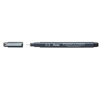 Pentel Pointliner 0.03mm Black - Pack of 12