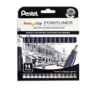 Pentel Pointliner Assortment Pack of 14