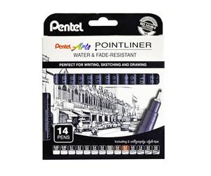 Pentel Pointliner Assortment Pack of 14