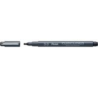 Pentel Pointliner Calligraphy 3.0mm Black - Pack of 12