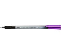 Pentel Pointliner Colour S40 Fineliner - Dye Ink, 0.4 mm, Purple (Pack of 12)