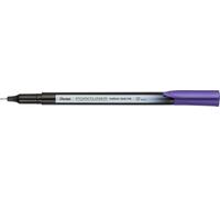 Pentel Pointliner Colour S40 Fineliner - Dye Ink, 0.4 mm, Purple (Pack of 12)