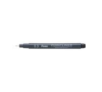Pentel Arts Pointliner, 0.3mm Tip, Black Pigment ink, Pack of 12 pens