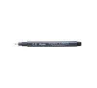 Pentel Pointliner Pigment Liner 0.8mm Black (Pack of 12) S20P-8A