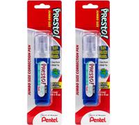 Pentel Presto! Jumbo Correction Pen Fine Point Metal Tip White 12 ml/0.4 fl.oz. 2 Pack (ZL31WBP-K6)