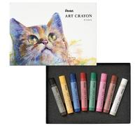 Pentel PTAC-8 Crayons Art Crayons, Set of 8