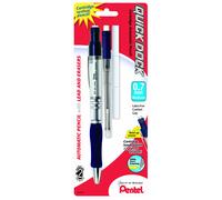 Pentel Quick Dock Automatic Pencil with Refill Cassette and 3 Erasers 0.7mm 1 Pack (QD7ELE3BP)