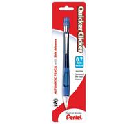 Pentel Quicker Clicker Automatic Pencil 0.7mm Transparent Barrel Assorted Barrel Colors Color May Vary 1 Pack (PD347BP-K6)