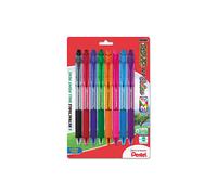 Pentel R.S.V.P. RT Ballpoint Retractable Pen Assorted Ink 8-Pk