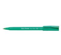 Pentel Pentel R50 Rollerball Pen 0.8mm Tip 0.4mm Line Green (Pack 12)