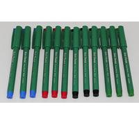 Pentel R50 Rollerball Pens, 0.4mm - 3x Black/Blue/Red/Green