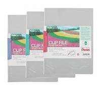 Pentel Recycology A4 Clip File - Blue