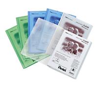 Recycology Display Book Clear, Mixed Pack of 6 Folders