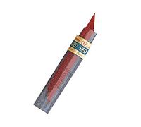 Pentel Lead Refill, .7mm, 12/TB, Red (PENPPR7)