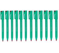Pentel Red Rollerball Pen Fine R50 Nib 0.8mm Home School Office 12 Pack