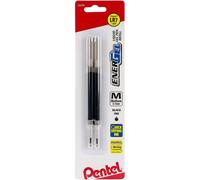 Pentel Refill Ink For EnerGel and Lancelot Gel Pen (0.7mm) Metal Tip Black Ink 2 Pack (LR7BP2A)