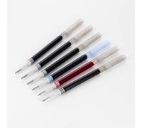 Pentel Refill Ink - For EnerGel Gel Pen 0.7mm Metal Tip Medium Assorted Color Inks Pack of 6 Refills (LR7-6M)