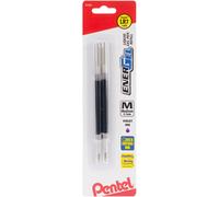 Pentel Refill Ink For EnerGel & Lancelot Gel Pen (0.7mm) Metal Tip Medium Violet Ink Pack of 2 (LR7BP2V)