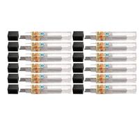 Pentel Refill Lead Extra-strong Hi-polymer in Tube of 12 x 2H 0.5mm Ref C505-2H [12 Tubes], Black