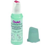 Pentel Roll 'n Glue Transparent 30 ml Container Shape Bottle Refillable Solvent Free Washable for Paper and Cardboard