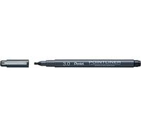 Pentel S20P Pointliner Calligraphy Pen, 3.0mm Tip, Black ink (Single Pen)