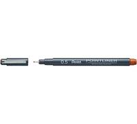 Pentel S20P Pointliner Fibre Tip Pen, Fineliner, 0.5mm Tip, Sanguine ink (Single Pen)