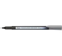 Pentel S40 Pointliner Pen, Colour Dye Ink, 0.4mm Line, Grey ink (One Pen)
