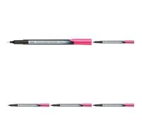Pentel S40 Pointliner Pen, Colour Dye Ink, 0.4mm Line, Pink ink (One Pen) (Pack of 5)