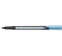 Pentel S40 Pointliner Pen, Colour Dye Ink, 0.4mm Line, Sea Blue ink (One Pen)