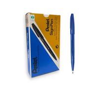 Pentel S520-C Sign Pen - Blue Pack of 12