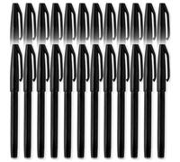 Pentel S520 Original Sign Pen Fibre Tip Marker Fineliner Pens - 2mm Nib - 1mm Line - 24 Pens (Black)