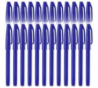 Pentel S520 Original Sign Pen Fibre Tip Marker Fineliner Pens - 2mm Nib - 1mm Line - 24 Pens (Blue)