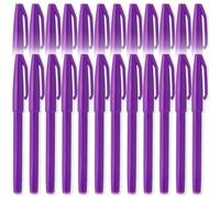 Pentel S520 Original Sign Pen Fibre Tip Marker Fineliner Pens - 2mm Nib - 1mm Line - 24 Pens (Violet)